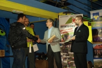 Dekoracja najlepszych zawodników na dystansie 25 km